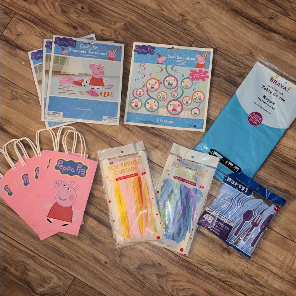 Peppa Pig Birthday Decorations Bundle